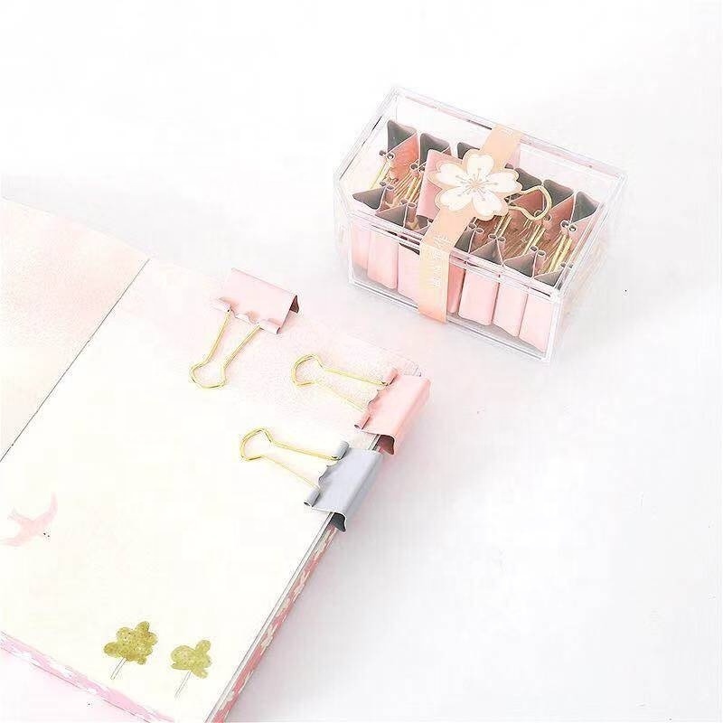 Keep all your Important Documents Together personalized binder clip fastener File folder printing binder clips