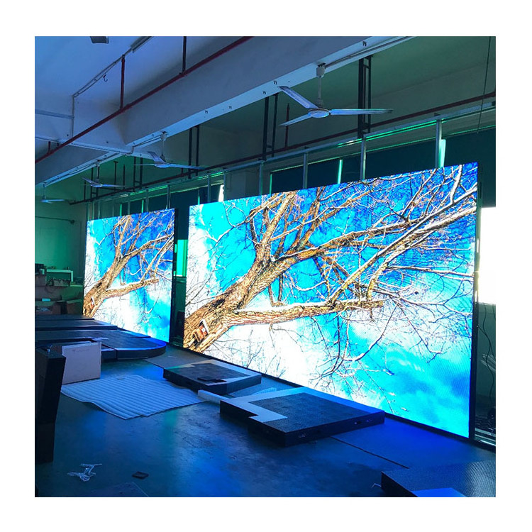 Shenzhen indoor 4K 8K ultra thin led video wall rgb panel screens commercial advertising indoor led display screen