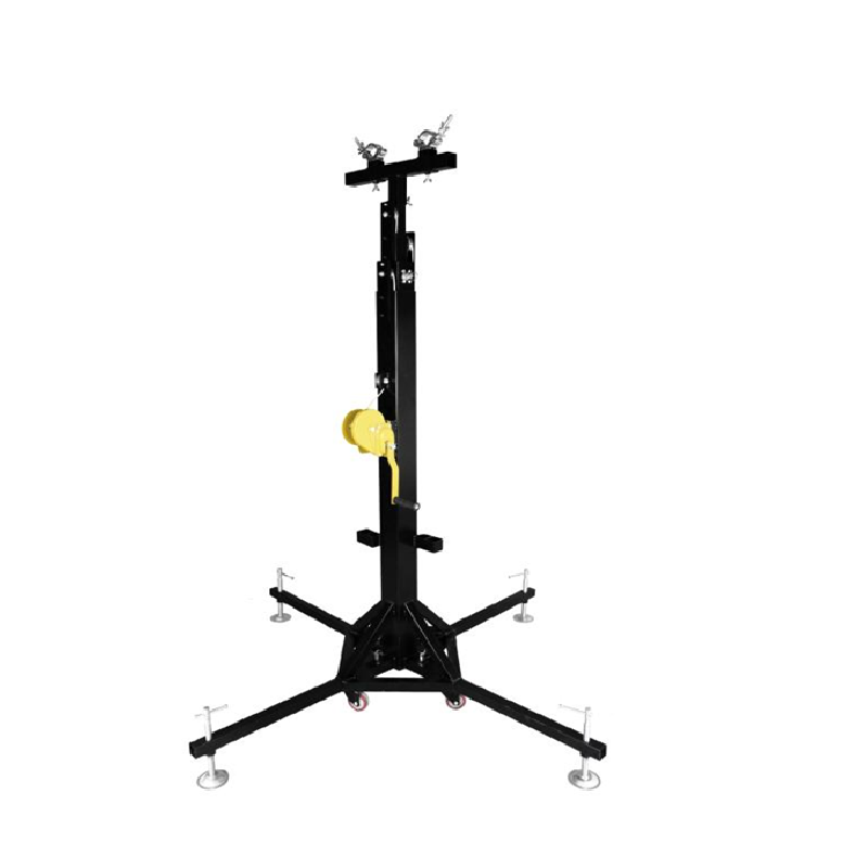 Heavy Duty Adjustable Height Lighting Stand Hand Crank Stand Crank Up Tower For Truss