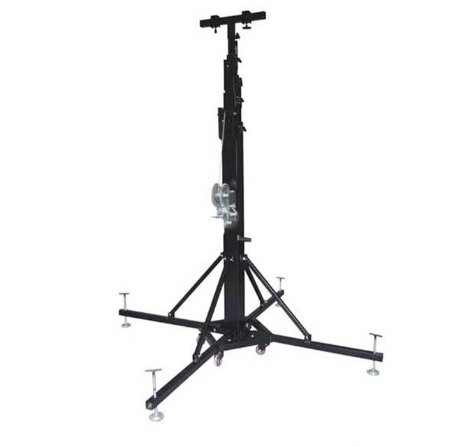 Outside concert truss stage platform aluminum heavy duty crank lighting stand 2-6m line array turm lift truss lift tower