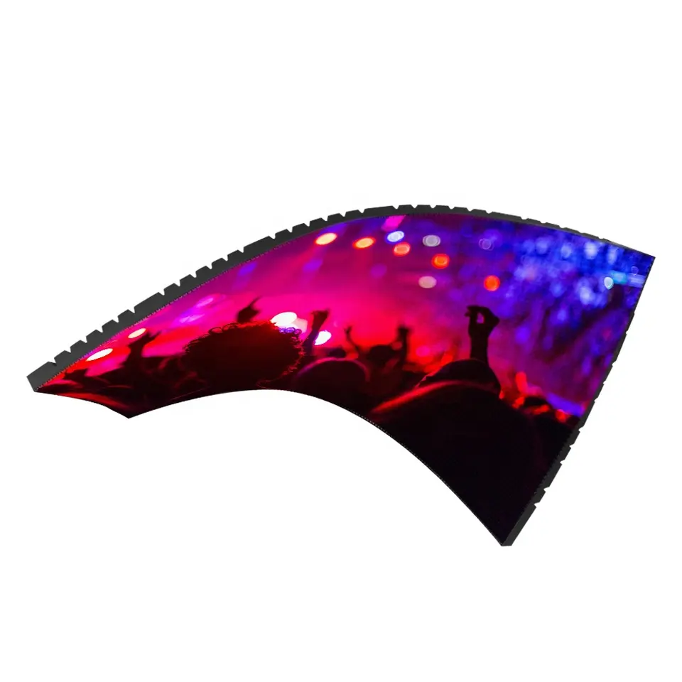 P1.2 P1.5 P1.8 p2 p2.5 p3 p4 p5 smd paneles led module flexibles screen wall panel ultra thin flexible led screen panel