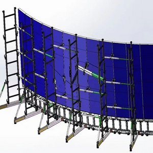 Event rental led screen wall ground support truss display stage lighting aluminum truss for outdoor concert display