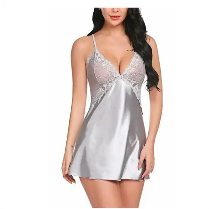 Colorful Sleepwear Sexy lingerie sexy women's nightgown suit cute ladies home wear