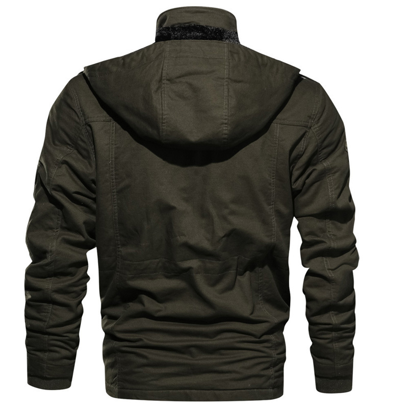 Wholesale Outdoor Windbreaker Motorcycle Men Winter Fleece Jackets Casual Jacket For Men