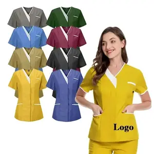 2023 Medical Hospital Work Wear Uniforms Scrubs Sets Uniforms Nursing Clothing