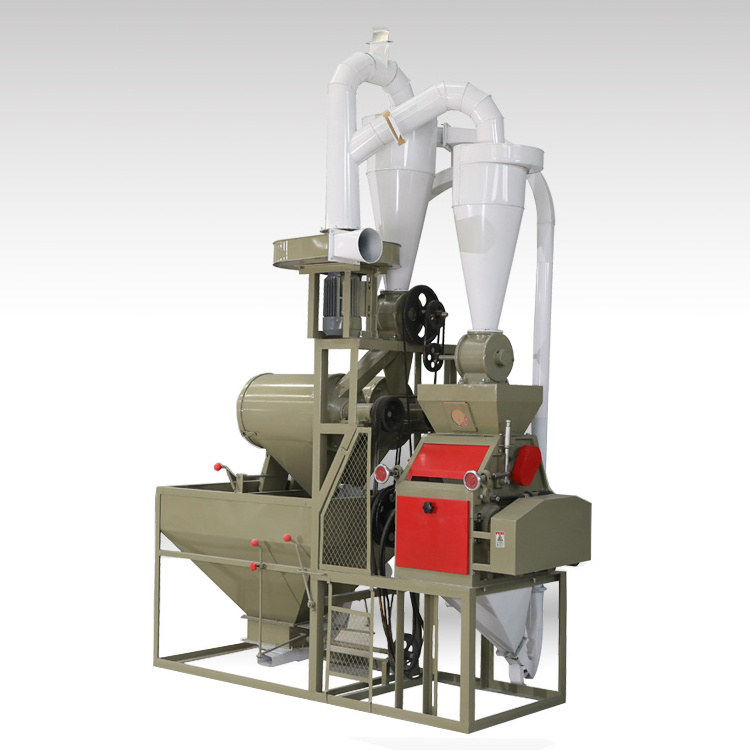 Maize flour milling plant 500kg/h corn powder making machine/corn semolina processing machine