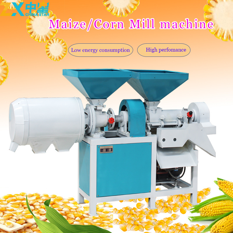 Corn grits machine/Corn grits machine in flour mill 15HP diesel engine maize gritz powder milling corn mill machine