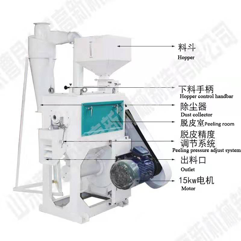 Multiple grains peeling machine chickpea peeling pea husking machine mung bean sheller