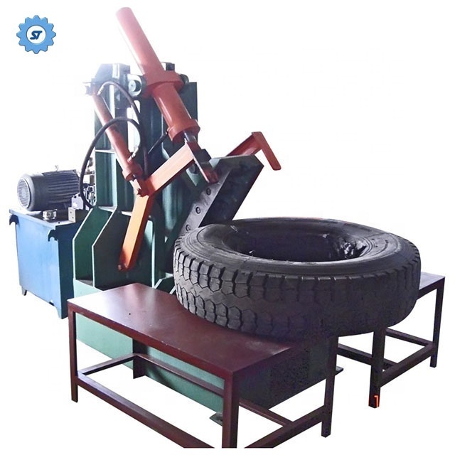 2.5m 3.8m Diameter Huge  Big Size Engineering Tyre Cutter Agricultural Waste tires Cutting Machine