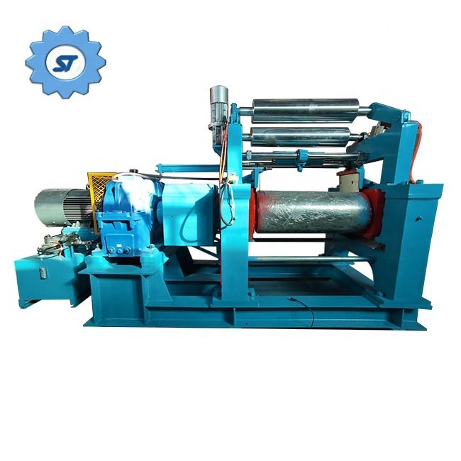 Silicone NBR Butyl Plastic Ingredients Rubber Compound  Two Roll Mixer  Open Mixing Mill Machine