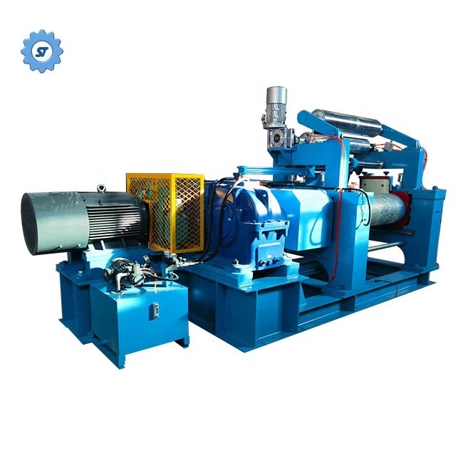 Silicone NBR Butyl Plastic Ingredients Rubber Compound  Two Roll Mixer  Open Mixing Mill Machine