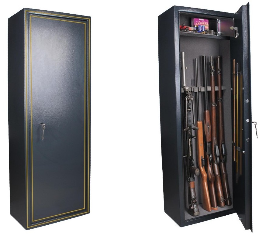 Secure vault personal gun safe with electronic lock