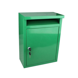 Factory direct sale Best sell Waterproof Outdoor Free Standing Mail Drop Box,Wall Mounted Mailbox with Key Lock