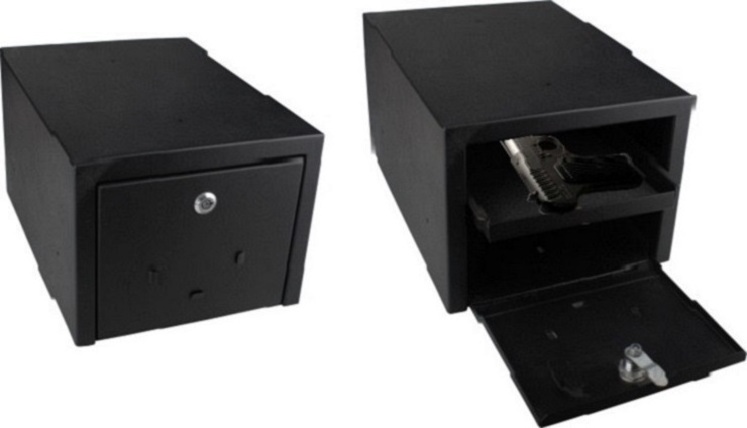 Secure vault personal gun safe with electronic lock