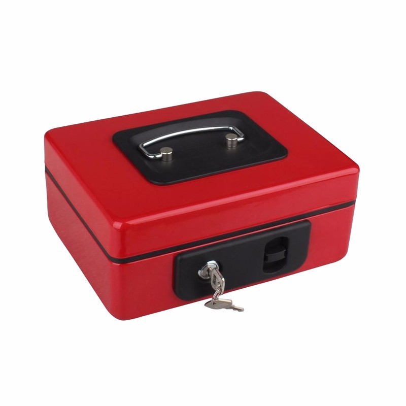 Hot sale colorful metal cash safe money saving box