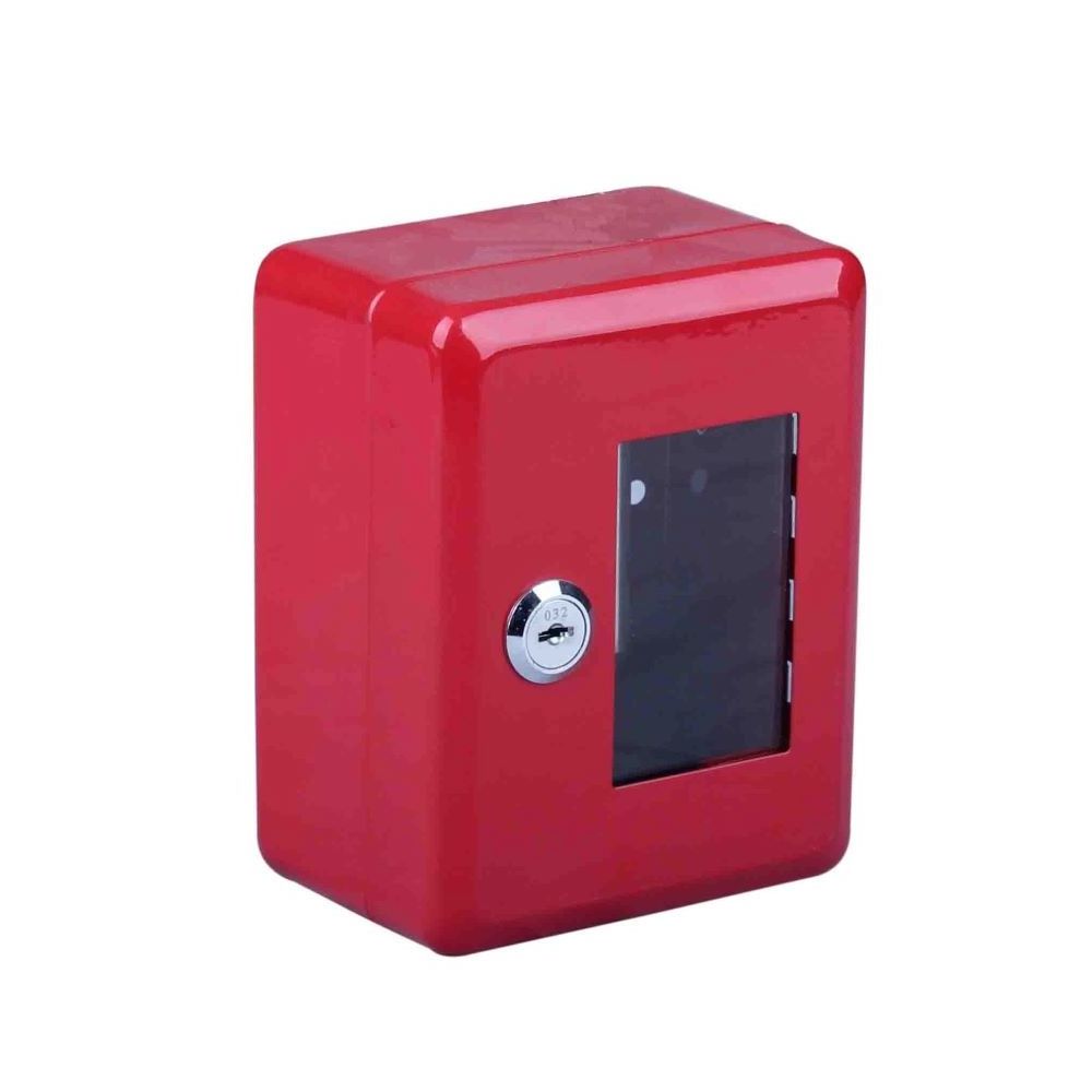 Factory high quality  durable Steel Mini Key Lock Emergency Locking Key safe Box with two keys