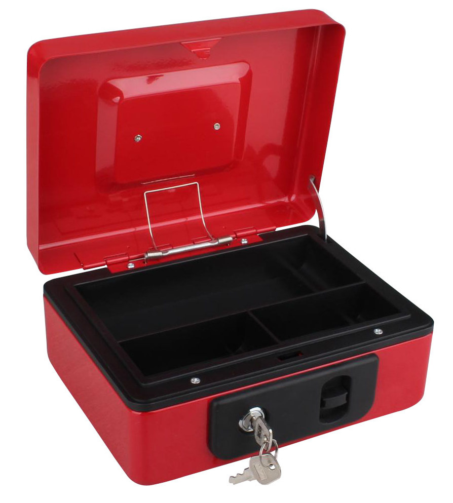 Hot sale colorful metal cash safe money saving box