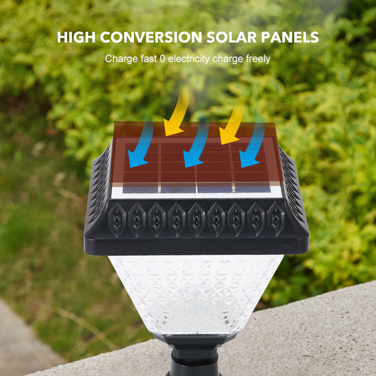 New Arrival Park Gate Light Pillar Outdoor Waterproof Ip65 50w RGB Solar Pillar Light Outdoor