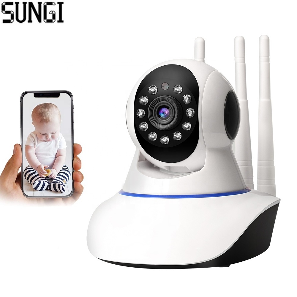 Wireless Security Camera HD Indoor WiFi Camera for Home Baby Monitor/ Pets Free Cloud Storage Pan Tilt Night Vision