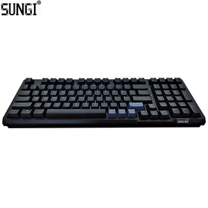 Mechanical Keyboard Wired Compact PC Keyboard with Number Pad Blue Switch Mechanical Gaming Keyboard 98 Keys for Computer/Laptop