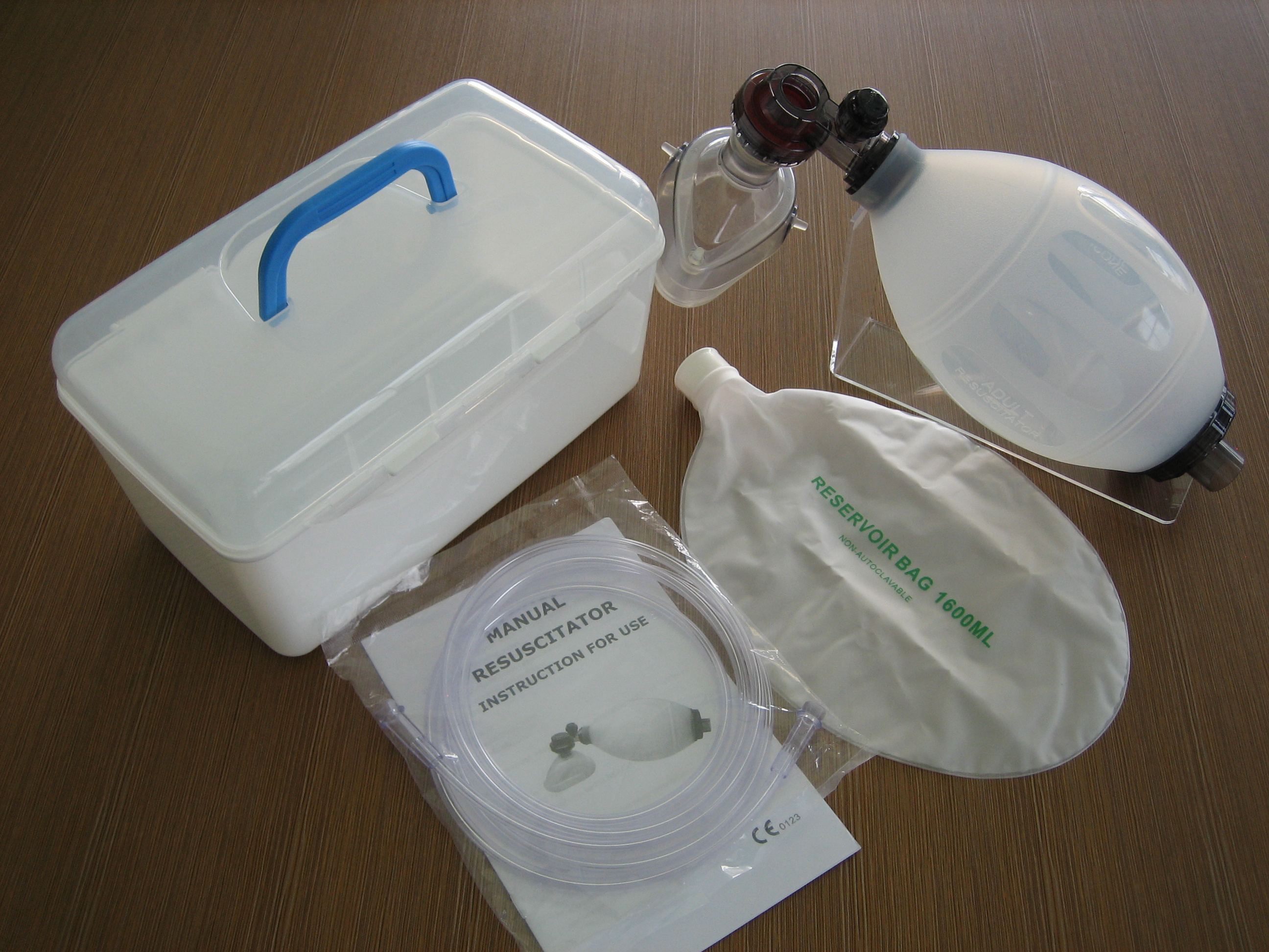 Cheapest Adult use Silicone Autoclavable Manual Oxygen Resuscitator Ambu Bag