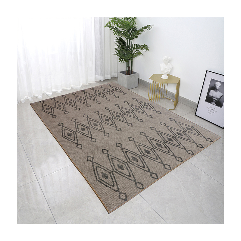 Wholesale washable anti slip folding modern print rug carpet area rug for living room