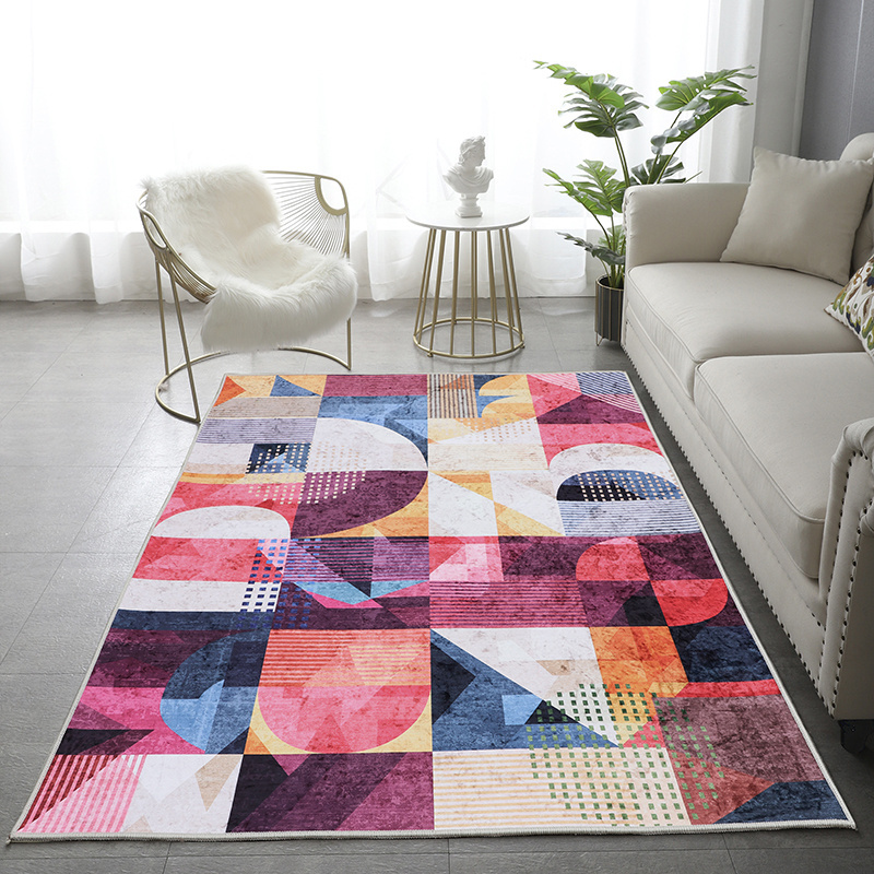 Hot Selling Competitive price 3d Printing rugs  Carpets Digital  printed rugs for living room and bedroom Washable rugs carpets