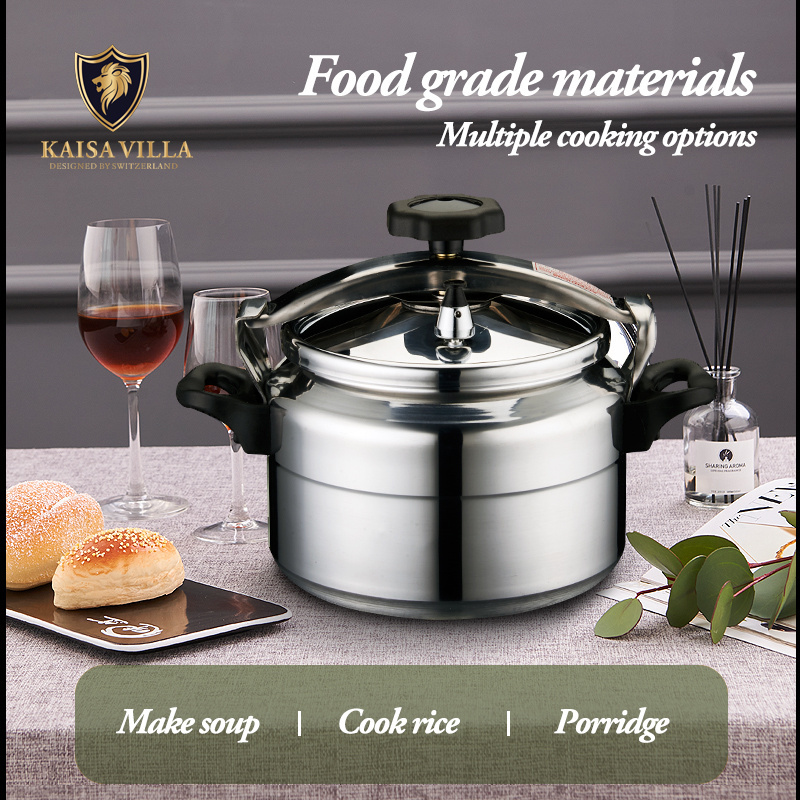 KAISA VILLA KV-907 Aluminum Pressure Cooker Home Use 24cm 7L Pressure Pot For Cooking wholesale Pressure Canner In Stock