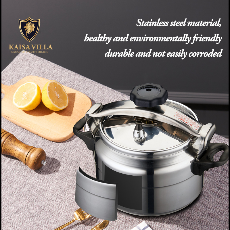 KAISA VILLA KV-907 Aluminum Pressure Cooker Home Use 24cm 7L Pressure Pot For Cooking wholesale Pressure Canner In Stock