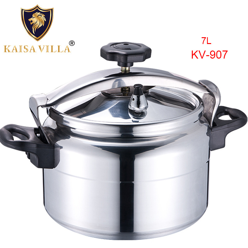 KAISA VILLA KV-907 Aluminum Pressure Cooker Home Use 24cm 7L Pressure Pot For Cooking wholesale Pressure Canner In Stock