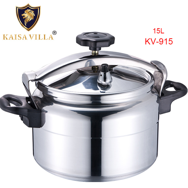 KAISA VILLA KV-915 Aluminium Pressure Cooker Large Pressure Pot 30cm 15L Chinese High quality Cheap Pressure Canner In Stock