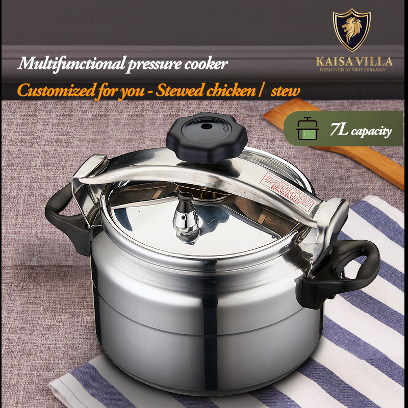 KAISA VILLA KV-911 Pressure Cooker home use 28cm 11L In Stock Low Price Big Aluminium Pressure Cookers On Sale Pressure Canner