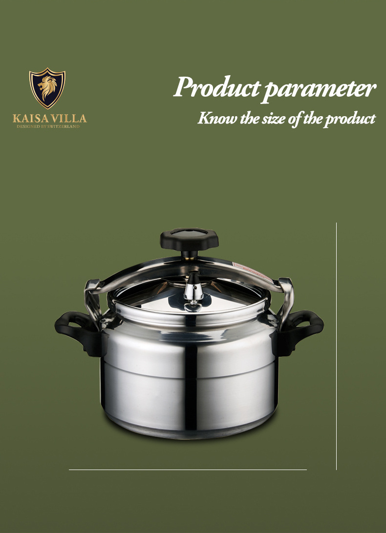 KAISA VILLA Multifunction Pressure Cooker Aluminum home use Cookware Industrial Pressure Canner Cooker commercial 3-20 quart