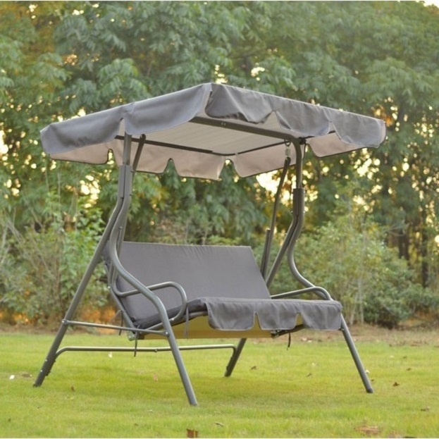 Rainproof Outdoor Furniture Adult 3 Seat Garden Household Courtyard Balcony Patio Swing Chair