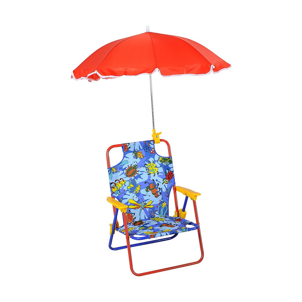 Kid camping chair foldable chair hiking seat resorts camping chair with umbrella