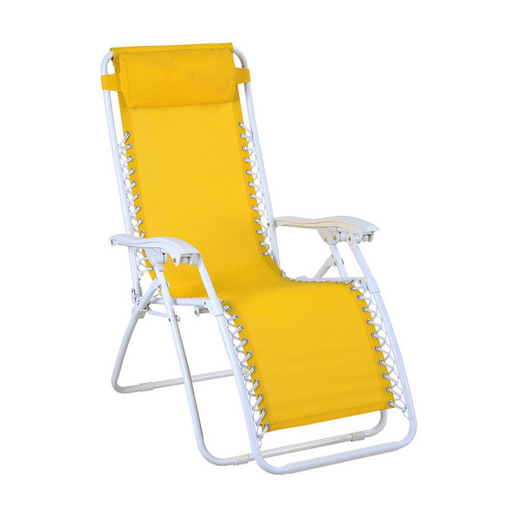 Folding Recliner Zero Gravity Relax Beach Chair Fishing Chair Steel Frame Easy-carrying Outdoor,hotel 300pcs Modern EN581