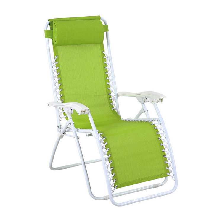 Folding Recliner Zero Gravity Relax Beach Chair Fishing Chair Steel Frame Easy-carrying Outdoor,hotel 300pcs Modern EN581