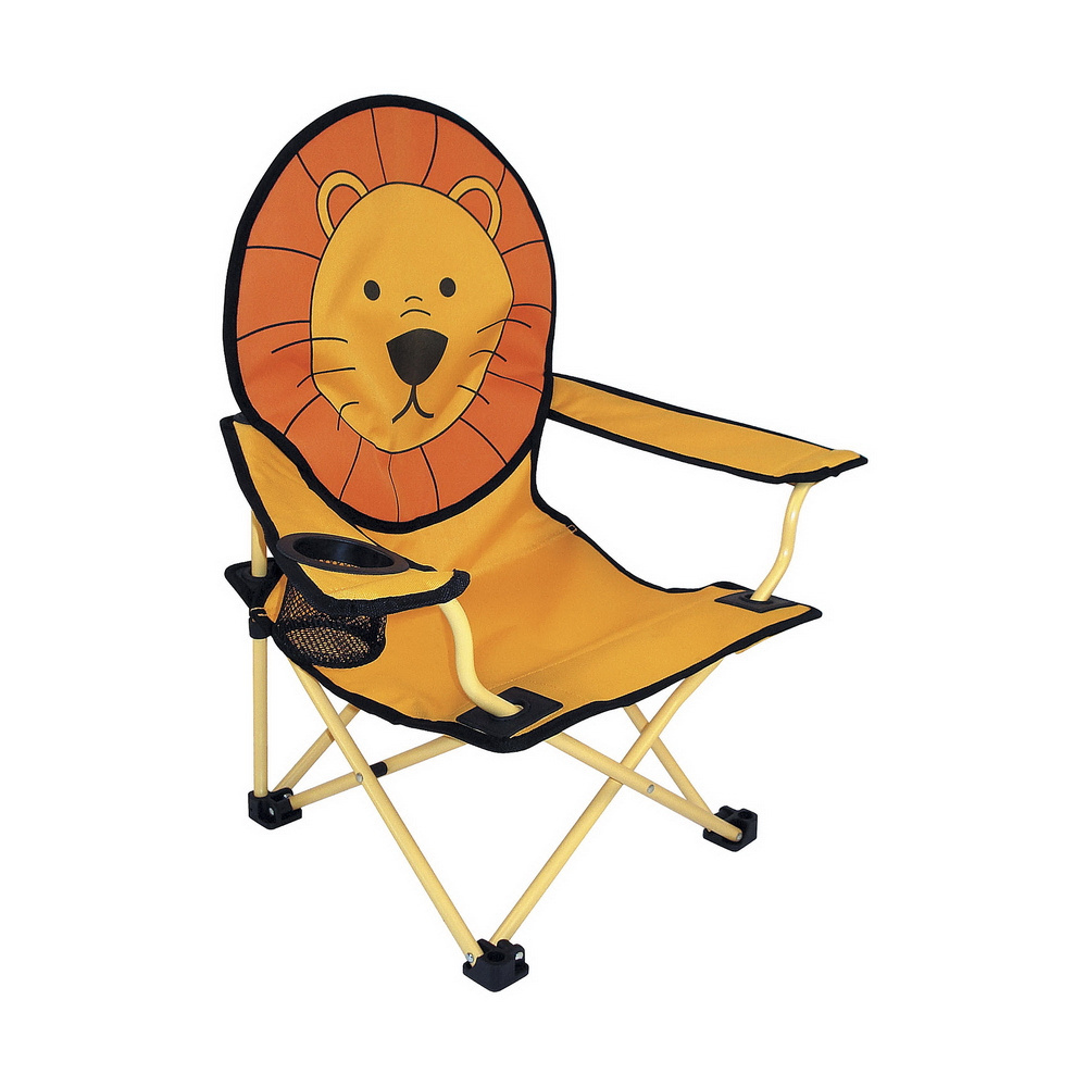 Folding Chair for Kids Cartoon Design Animal Head Children Camping Beach Chair