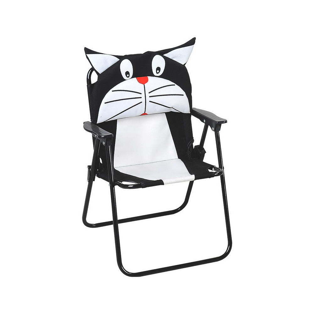 Outdoor children cartoon printed small foldable beach chair Outdoor Custom Fishing Chair Lightweight Folding Camping Chair