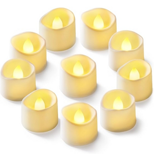 12-Pack Flameless LED Tea Lights Candles Battery Operated, 200+Hour Electric Candles for Votive, Anniversary, Wedding