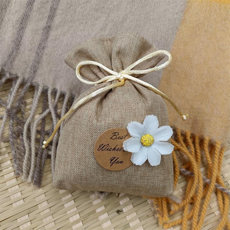 Scented Sachet Air Fresheners Car Freshener Traditional Perfume Sachet With Linen Bag Pouches