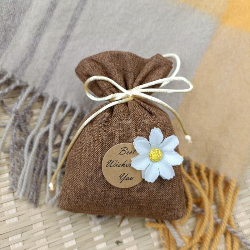 Scented Sachet Air Fresheners Car Freshener Traditional Perfume Sachet With Linen Bag Pouches