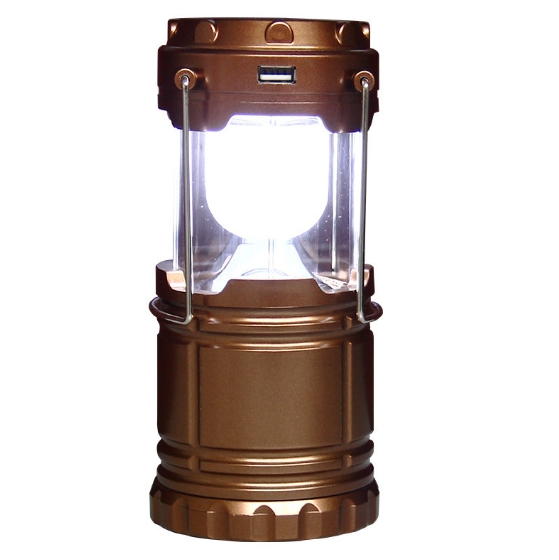 Collapsible Portable LED Camping Lantern XTAUTO Lightweight Waterproof Solar USB Rechargeable LED Flashlight Survival Kits