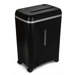 WOLVERINE 8-Sheet Super Micro Cut High Security Level P-5 Ultra Quiet Paper/Credit Card Home Office Shredder SD9101 Black