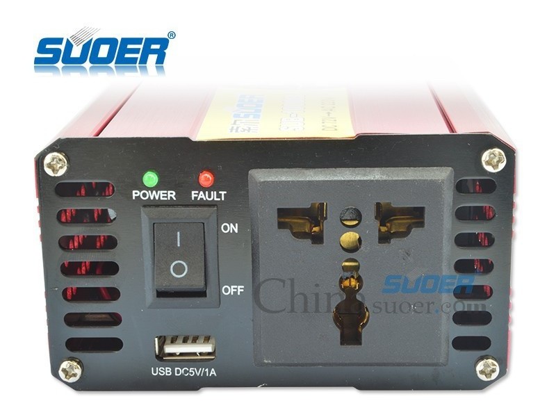 Suoer Electric Car Inverter DC 72V to AC 220V Inverter 1000VA Power Inverter