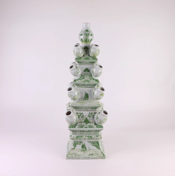 christmas ball tree ornaments green ceramic small pagoda fengshui accessories for home decoration