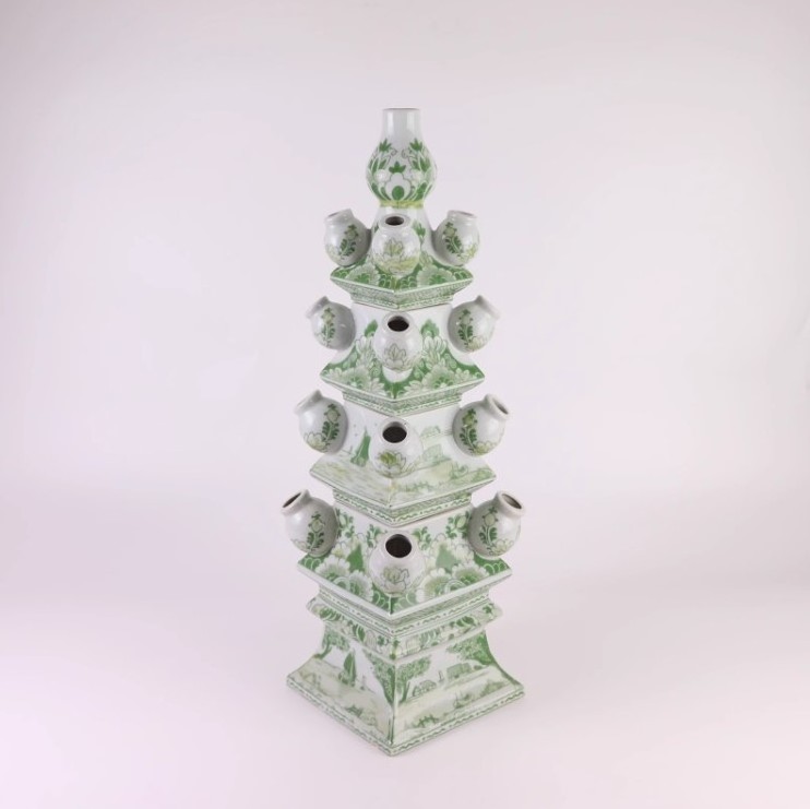 christmas ball tree ornaments green ceramic small pagoda fengshui accessories for home decoration