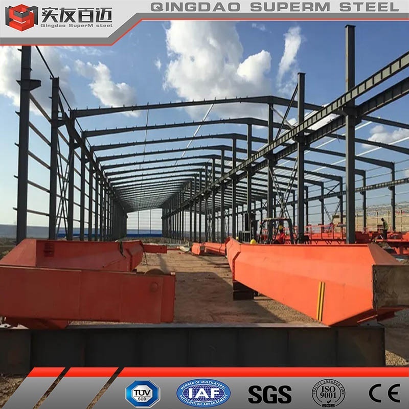 Chinese Vendor Steel House Truss Metal Roof Prefabricated Construction Steel Structure Building Prefab Warehouse