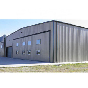 Prefabricated Steel Construction Building Prefabricated Steel Structure Aircraft Hangar  with Insulation Sandwich Panel