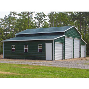 Prefabricated House Light Steel Structure Frame Prefab Warehouse Sheds Kits Barndo Metal Barn